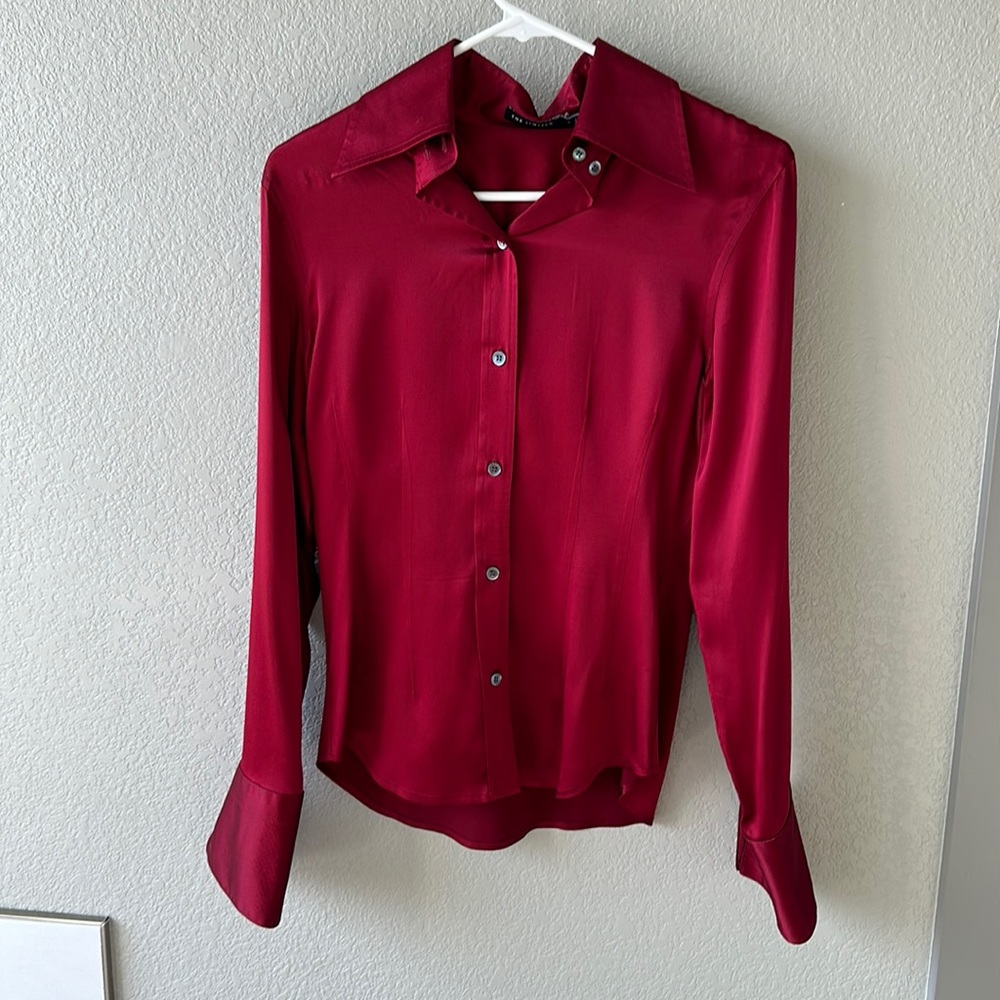 Women’s Satin Button Down